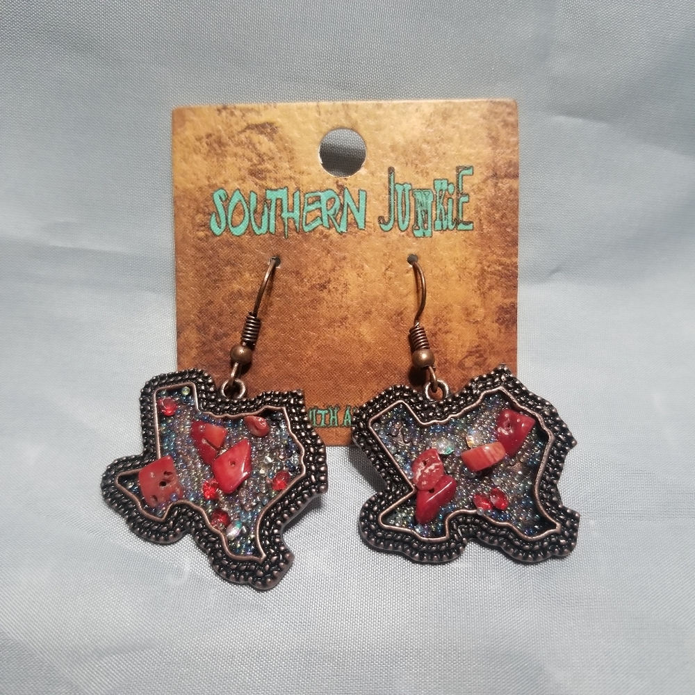 Texas Shape Earrings            B5